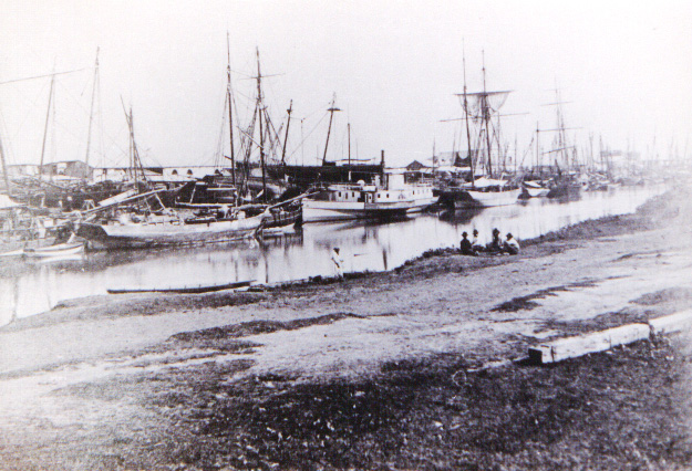 Muelle de La Boca - Año 1889
